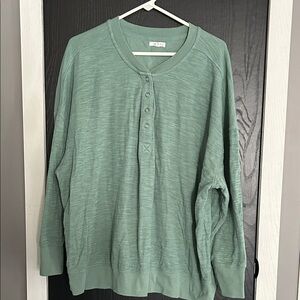 Maurices Sage Green Women's Crew Neck Sweater
